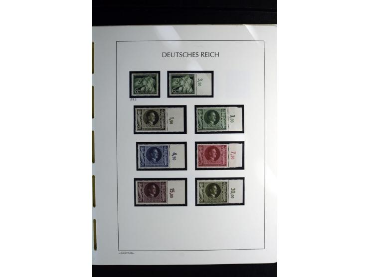 1900/45, postfrische und ungebrauchte reichhaltige Sammlung mit guten Werten, Sätzen und Blocks