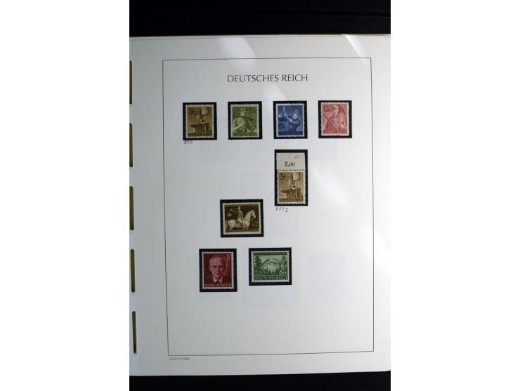 1900/45, postfrische und ungebrauchte reichhaltige Sammlung mit guten Werten, Sätzen und Blocks
