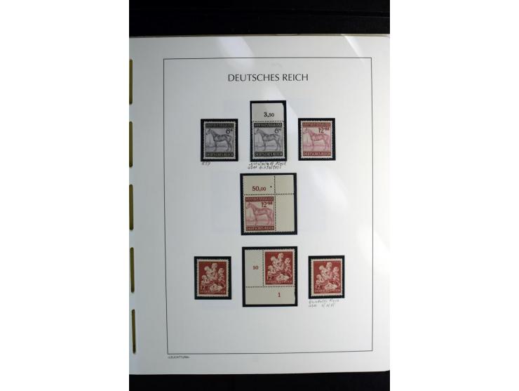 1900/45, postfrische und ungebrauchte reichhaltige Sammlung mit guten Werten, Sätzen und Blocks