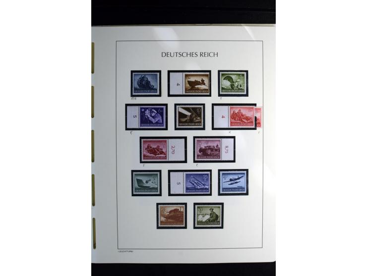 1900/45, postfrische und ungebrauchte reichhaltige Sammlung mit guten Werten, Sätzen und Blocks