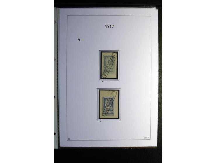 1900/19, Germania, gestempelte Sammlung mit u.a. Mi.-Nr. 66I (Fotoattest Jäschke BPP), 66II-IV, 72c (Fotoattest Jäschke-L. BP