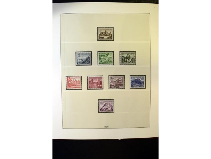 1902/45, postfrische, ungebrauchte und oft zusätzlich gestempelte reichhaltige Sammlung, in den Hauptnummern komplett (IV nur