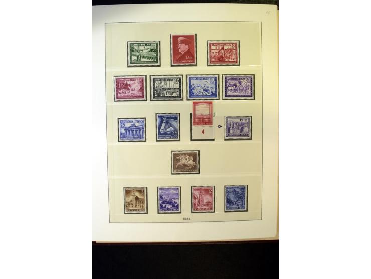1902/45, postfrische, ungebrauchte und oft zusätzlich gestempelte reichhaltige Sammlung, in den Hauptnummern komplett (IV nur