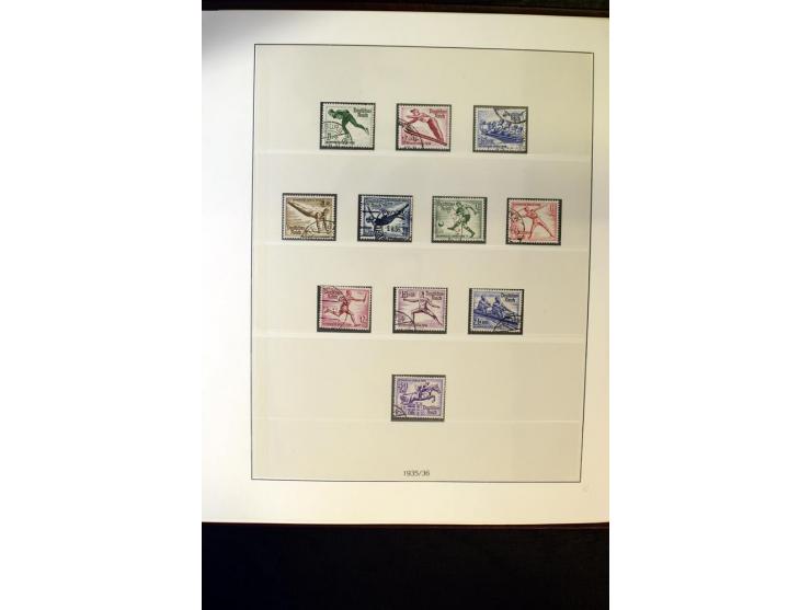 1902/45, postfrische, ungebrauchte und oft zusätzlich gestempelte reichhaltige Sammlung, in den Hauptnummern komplett (IV nur