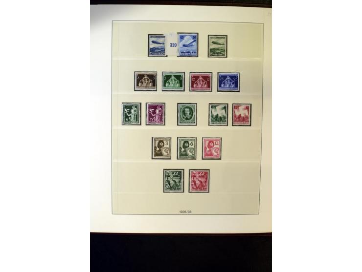 1902/45, postfrische, ungebrauchte und oft zusätzlich gestempelte reichhaltige Sammlung, in den Hauptnummern komplett (IV nur