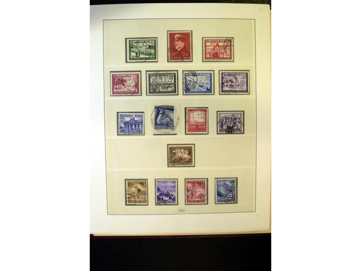 1902/45, postfrische, ungebrauchte und oft zusätzlich gestempelte reichhaltige Sammlung, in den Hauptnummern komplett (IV nur
