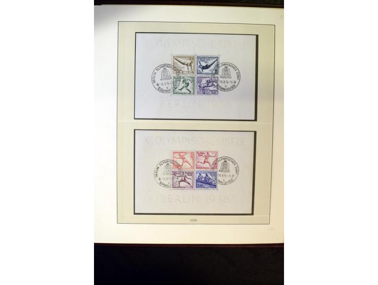 1902/45, postfrische, ungebrauchte und oft zusätzlich gestempelte reichhaltige Sammlung, in den Hauptnummern komplett (IV nur
