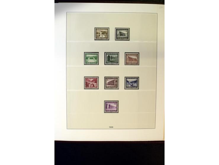 1902/45, postfrische, ungebrauchte und oft zusätzlich gestempelte reichhaltige Sammlung, in den Hauptnummern komplett (IV nur