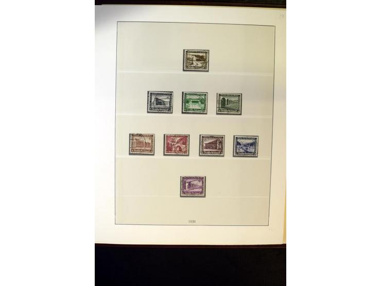1902/45, postfrische, ungebrauchte und oft zusätzlich gestempelte reichhaltige Sammlung, in den Hauptnummern komplett (IV nur