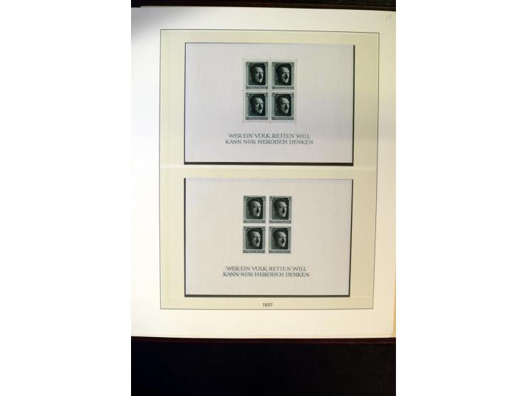 1902/45, postfrische, ungebrauchte und oft zusätzlich gestempelte reichhaltige Sammlung, in den Hauptnummern komplett (IV nur