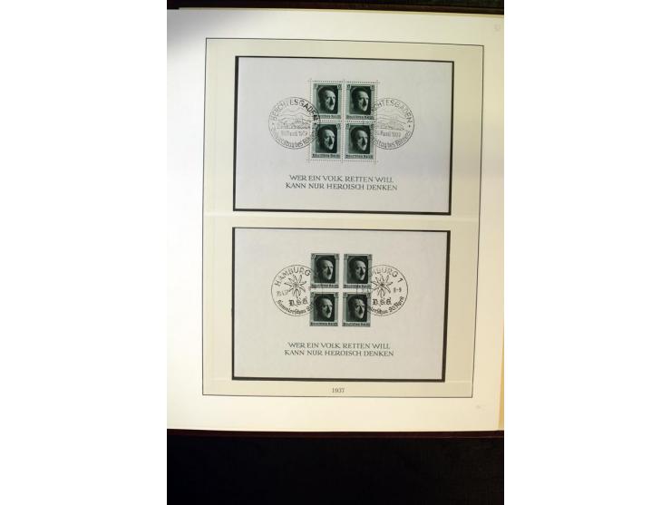 1902/45, postfrische, ungebrauchte und oft zusätzlich gestempelte reichhaltige Sammlung, in den Hauptnummern komplett (IV nur
