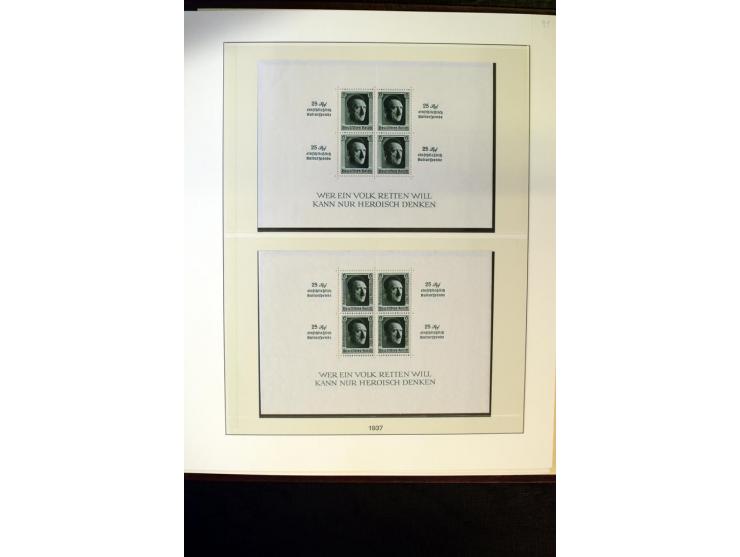 1902/45, postfrische, ungebrauchte und oft zusätzlich gestempelte reichhaltige Sammlung, in den Hauptnummern komplett (IV nur