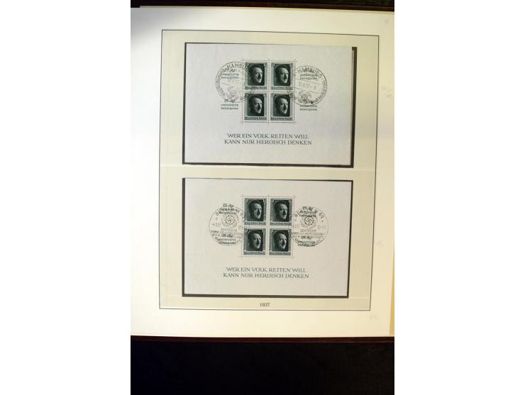 1902/45, postfrische, ungebrauchte und oft zusätzlich gestempelte reichhaltige Sammlung, in den Hauptnummern komplett (IV nur