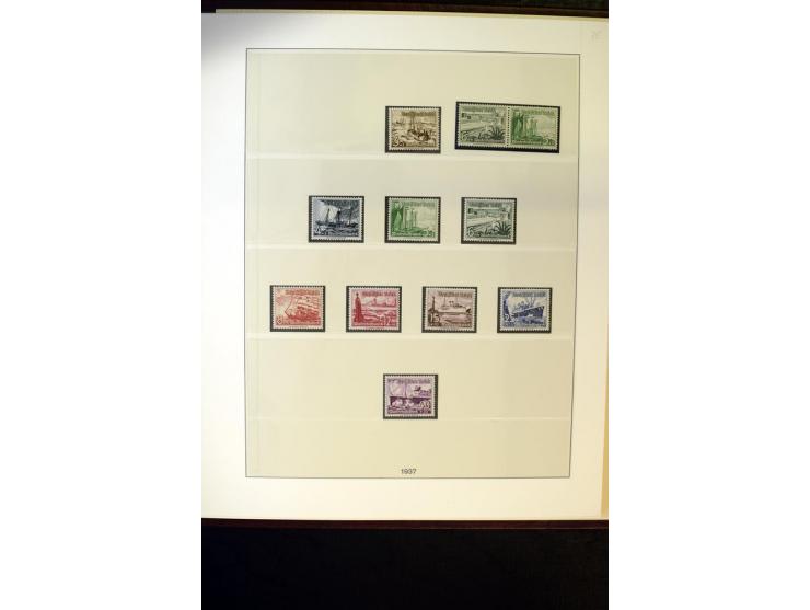 1902/45, postfrische, ungebrauchte und oft zusätzlich gestempelte reichhaltige Sammlung, in den Hauptnummern komplett (IV nur