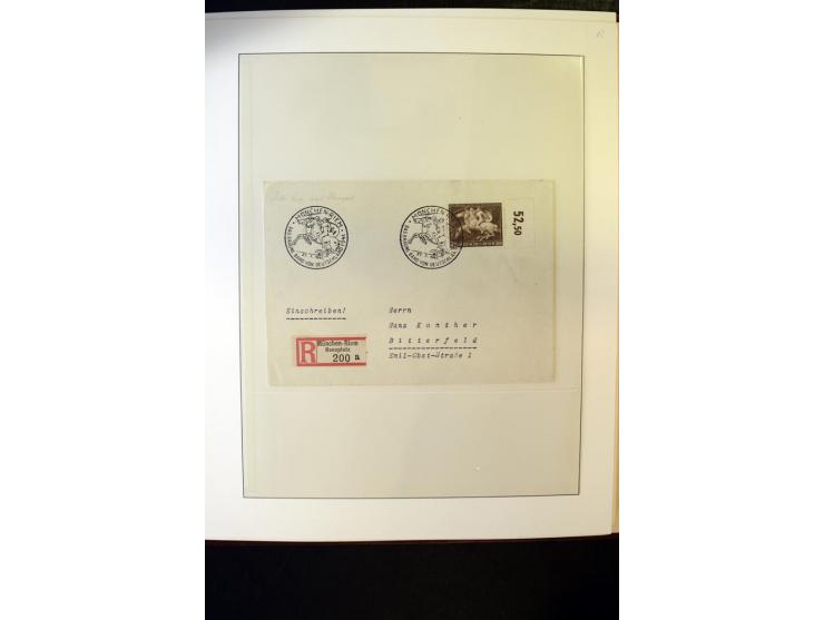 1902/45, postfrische, ungebrauchte und oft zusätzlich gestempelte reichhaltige Sammlung, in den Hauptnummern komplett (IV nur