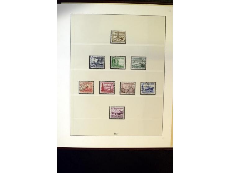 1902/45, postfrische, ungebrauchte und oft zusätzlich gestempelte reichhaltige Sammlung, in den Hauptnummern komplett (IV nur