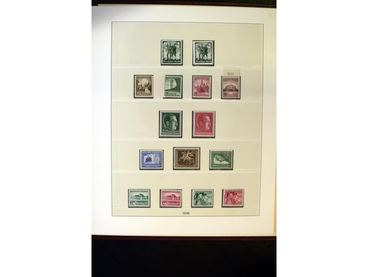 1902/45, postfrische, ungebrauchte und oft zusätzlich gestempelte reichhaltige Sammlung, in den Hauptnummern komplett (IV nur