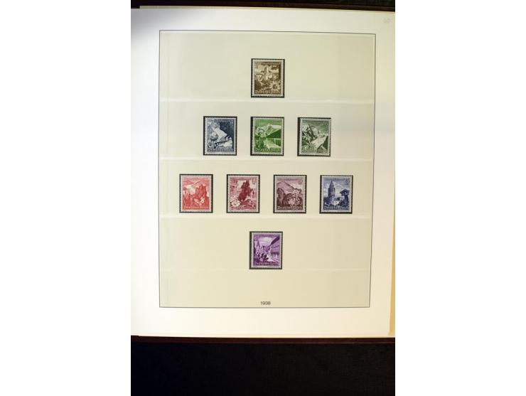 1902/45, postfrische, ungebrauchte und oft zusätzlich gestempelte reichhaltige Sammlung, in den Hauptnummern komplett (IV nur