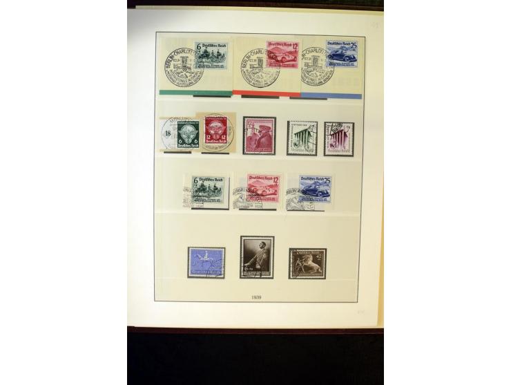 1902/45, postfrische, ungebrauchte und oft zusätzlich gestempelte reichhaltige Sammlung, in den Hauptnummern komplett (IV nur