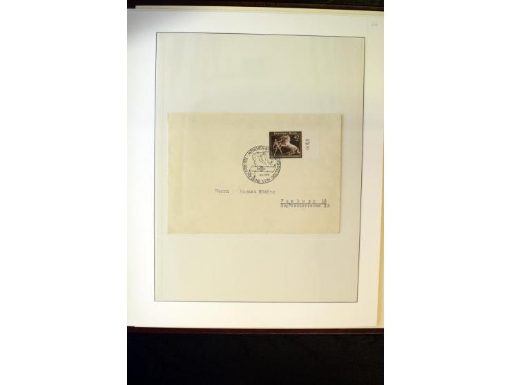 1902/45, postfrische, ungebrauchte und oft zusätzlich gestempelte reichhaltige Sammlung, in den Hauptnummern komplett (IV nur
