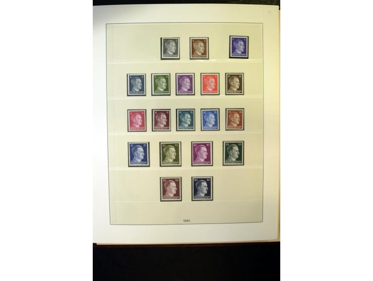 1902/45, postfrische, ungebrauchte und oft zusätzlich gestempelte reichhaltige Sammlung, in den Hauptnummern komplett (IV nur