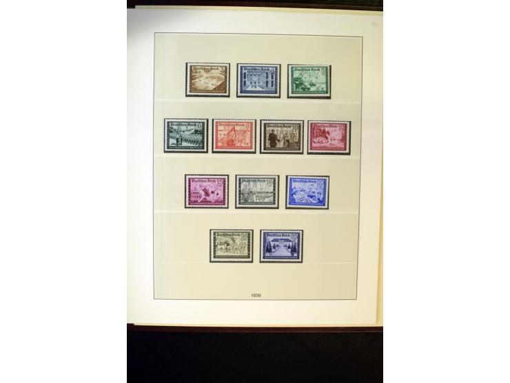 1902/45, postfrische, ungebrauchte und oft zusätzlich gestempelte reichhaltige Sammlung, in den Hauptnummern komplett (IV nur