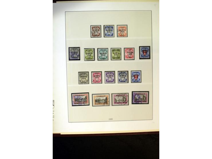 1902/45, postfrische, ungebrauchte und oft zusätzlich gestempelte reichhaltige Sammlung, in den Hauptnummern komplett (IV nur