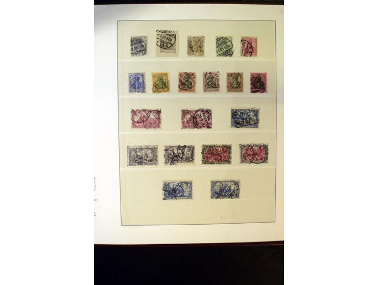 1902/45, postfrische, ungebrauchte und oft zusätzlich gestempelte reichhaltige Sammlung, in den Hauptnummern komplett (IV nur