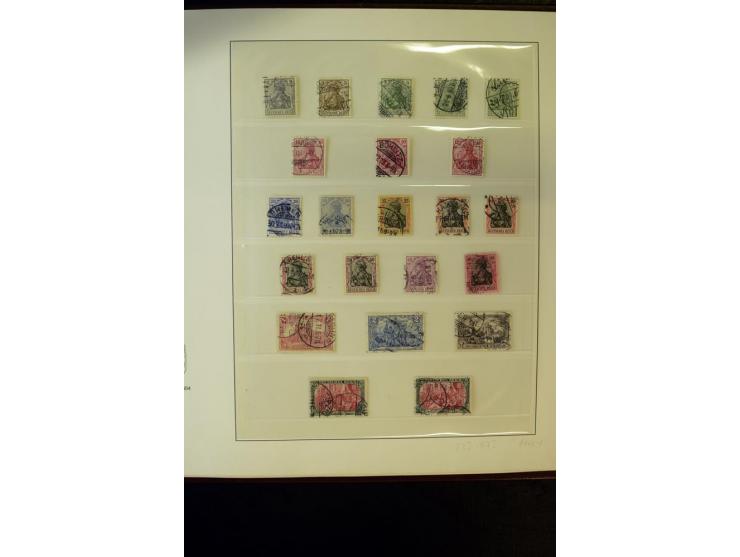 1902/45, postfrische, ungebrauchte und oft zusätzlich gestempelte reichhaltige Sammlung, in den Hauptnummern komplett (IV nur