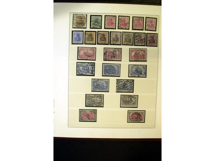 1902/45, postfrische, ungebrauchte und oft zusätzlich gestempelte reichhaltige Sammlung, in den Hauptnummern komplett (IV nur