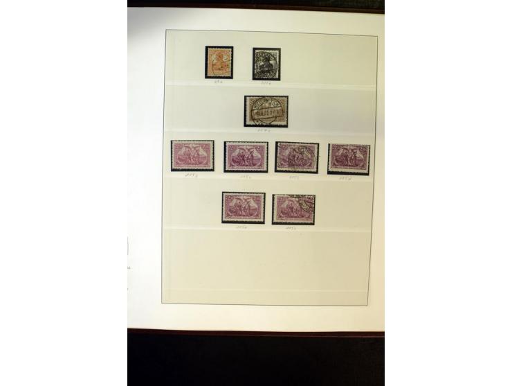 1902/45, postfrische, ungebrauchte und oft zusätzlich gestempelte reichhaltige Sammlung, in den Hauptnummern komplett (IV nur
