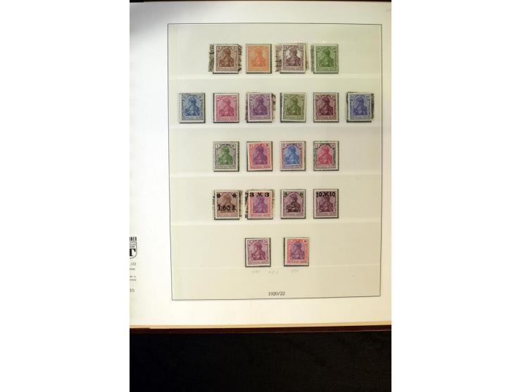 1902/45, postfrische, ungebrauchte und oft zusätzlich gestempelte reichhaltige Sammlung, in den Hauptnummern komplett (IV nur