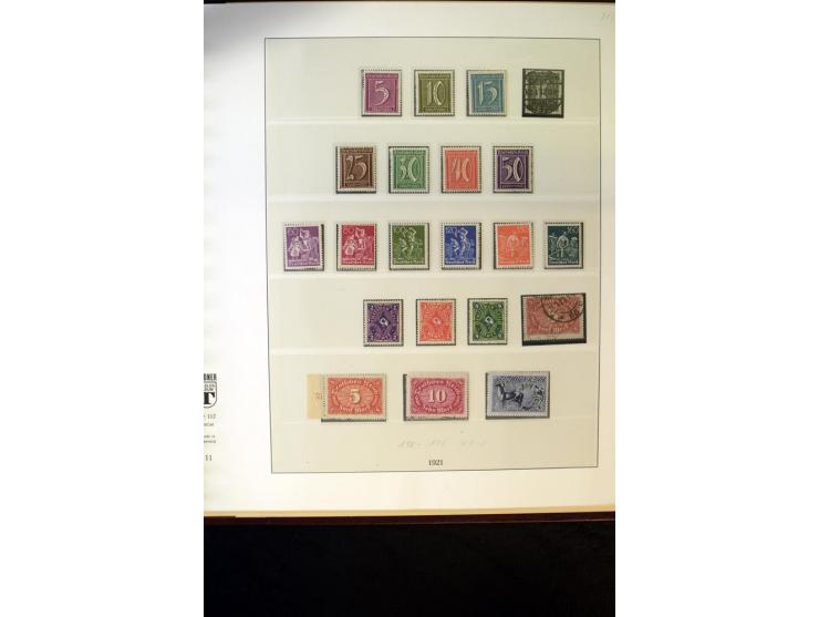 1902/45, postfrische, ungebrauchte und oft zusätzlich gestempelte reichhaltige Sammlung, in den Hauptnummern komplett (IV nur