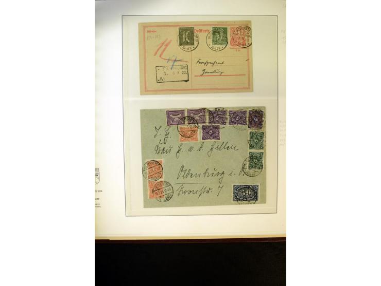 1902/45, postfrische, ungebrauchte und oft zusätzlich gestempelte reichhaltige Sammlung, in den Hauptnummern komplett (IV nur