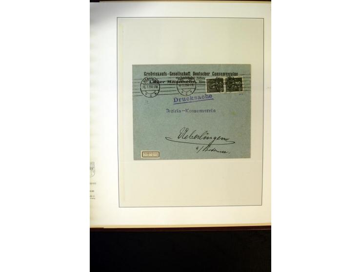 1902/45, postfrische, ungebrauchte und oft zusätzlich gestempelte reichhaltige Sammlung, in den Hauptnummern komplett (IV nur
