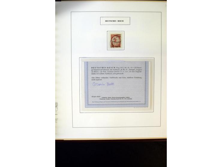 1902/45, postfrische, ungebrauchte und oft zusätzlich gestempelte reichhaltige Sammlung, in den Hauptnummern komplett (IV nur