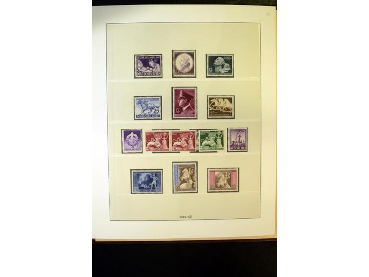 1902/45, postfrische, ungebrauchte und oft zusätzlich gestempelte reichhaltige Sammlung, in den Hauptnummern komplett (IV nur