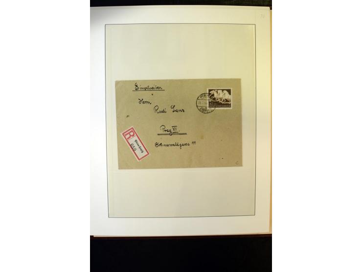 1902/45, postfrische, ungebrauchte und oft zusätzlich gestempelte reichhaltige Sammlung, in den Hauptnummern komplett (IV nur