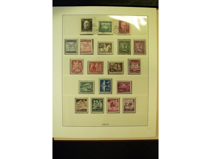 1902/45, postfrische, ungebrauchte und oft zusätzlich gestempelte reichhaltige Sammlung, in den Hauptnummern komplett (IV nur