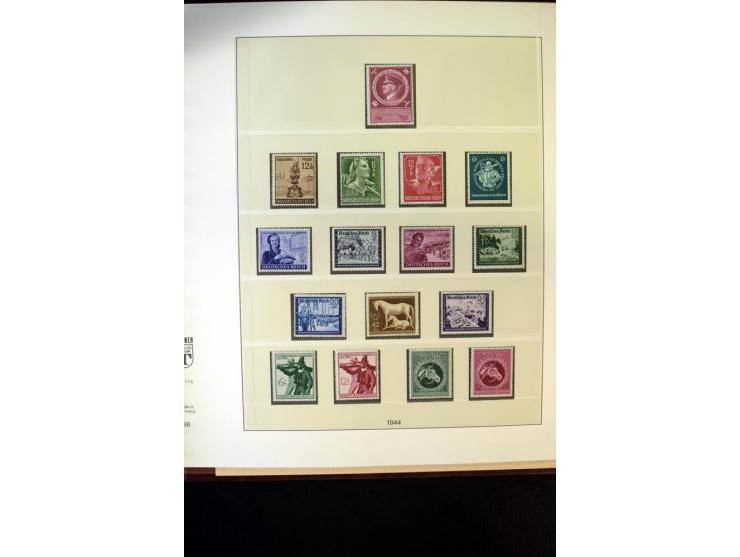 1902/45, postfrische, ungebrauchte und oft zusätzlich gestempelte reichhaltige Sammlung, in den Hauptnummern komplett (IV nur