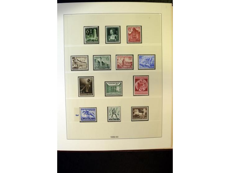 1902/45, postfrische, ungebrauchte und oft zusätzlich gestempelte reichhaltige Sammlung, in den Hauptnummern komplett (IV nur