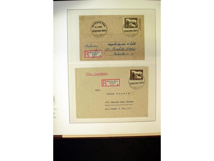 1902/45, postfrische, ungebrauchte und oft zusätzlich gestempelte reichhaltige Sammlung, in den Hauptnummern komplett (IV nur