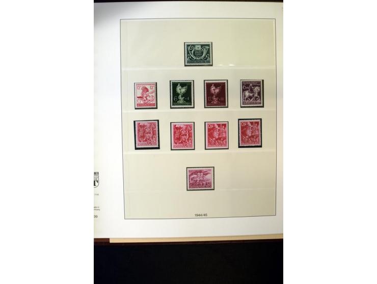 1902/45, postfrische, ungebrauchte und oft zusätzlich gestempelte reichhaltige Sammlung, in den Hauptnummern komplett (IV nur