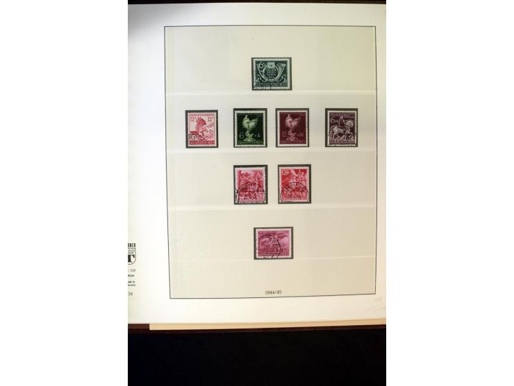 1902/45, postfrische, ungebrauchte und oft zusätzlich gestempelte reichhaltige Sammlung, in den Hauptnummern komplett (IV nur