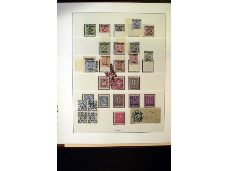 1902/45, postfrische, ungebrauchte und oft zusätzlich gestempelte reichhaltige Sammlung, in den Hauptnummern komplett (IV nur