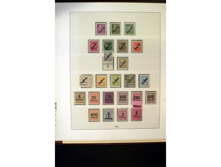 1902/45, postfrische, ungebrauchte und oft zusätzlich gestempelte reichhaltige Sammlung, in den Hauptnummern komplett (IV nur