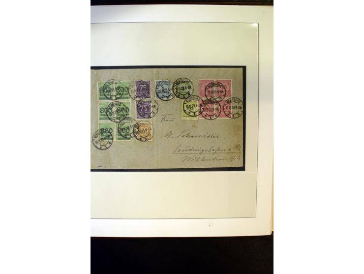 1902/45, postfrische, ungebrauchte und oft zusätzlich gestempelte reichhaltige Sammlung, in den Hauptnummern komplett (IV nur
