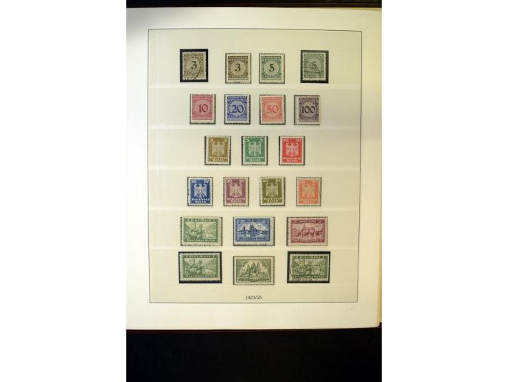 1902/45, postfrische, ungebrauchte und oft zusätzlich gestempelte reichhaltige Sammlung, in den Hauptnummern komplett (IV nur