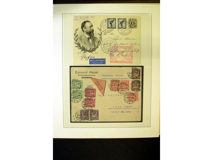 1902/45, postfrische, ungebrauchte und oft zusätzlich gestempelte reichhaltige Sammlung, in den Hauptnummern komplett (IV nur