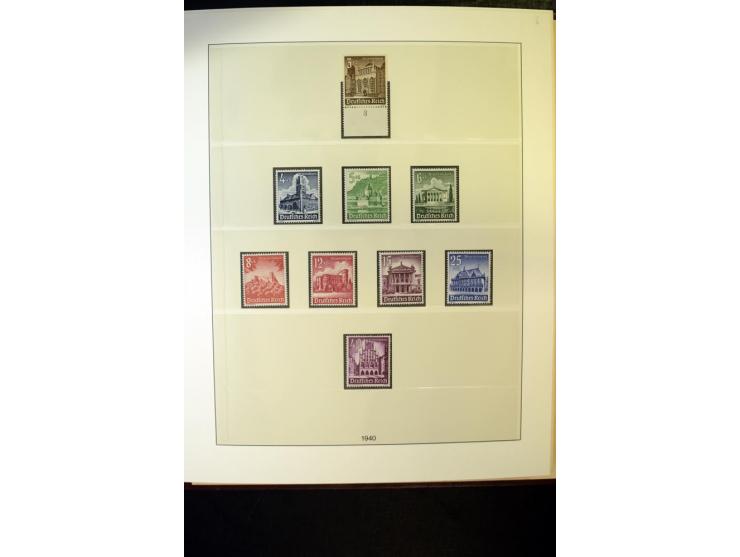1902/45, postfrische, ungebrauchte und oft zusätzlich gestempelte reichhaltige Sammlung, in den Hauptnummern komplett (IV nur